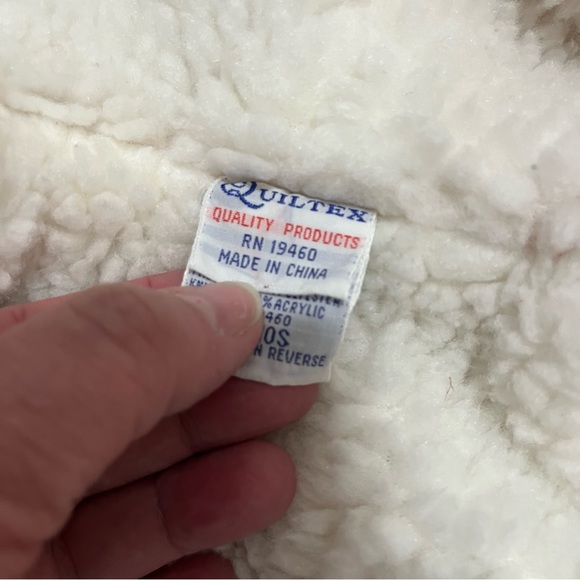 Vintage Quiltex Toddler Girl Pink White Check Snowsuit Coat Overalls Size 18 mo - Picture 11 of 14